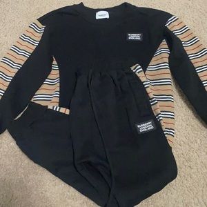 Kids Burberry Sweatsuit